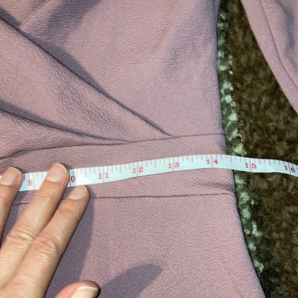 Boohoo Pink Midi Dress with Cowl Neck and Bishop Sleeves - Picture 11 of 15